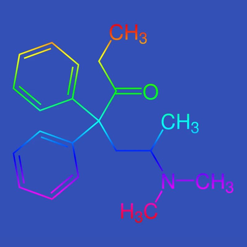 Formule structurelle à la méthadone
