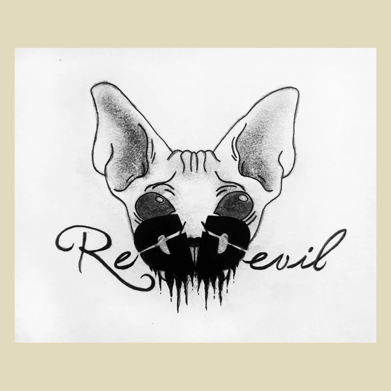 Sphynx Katze Hell