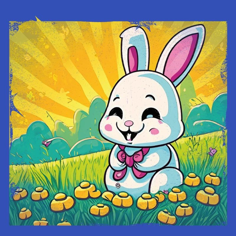 Bunny comic style funny