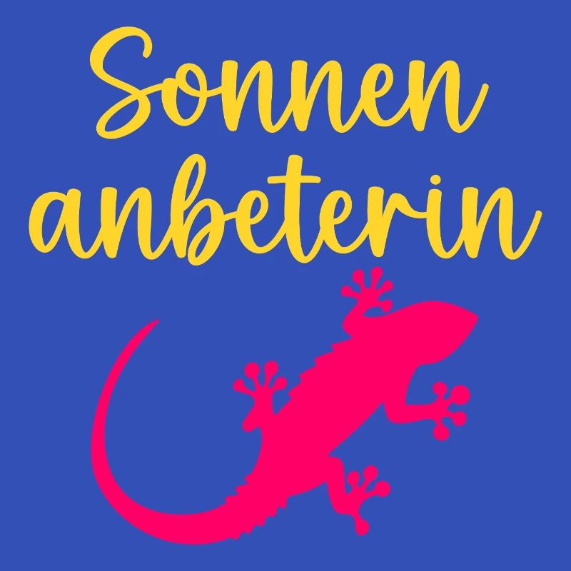 Sonnenanbeterin Eidechse Sommer Sonne