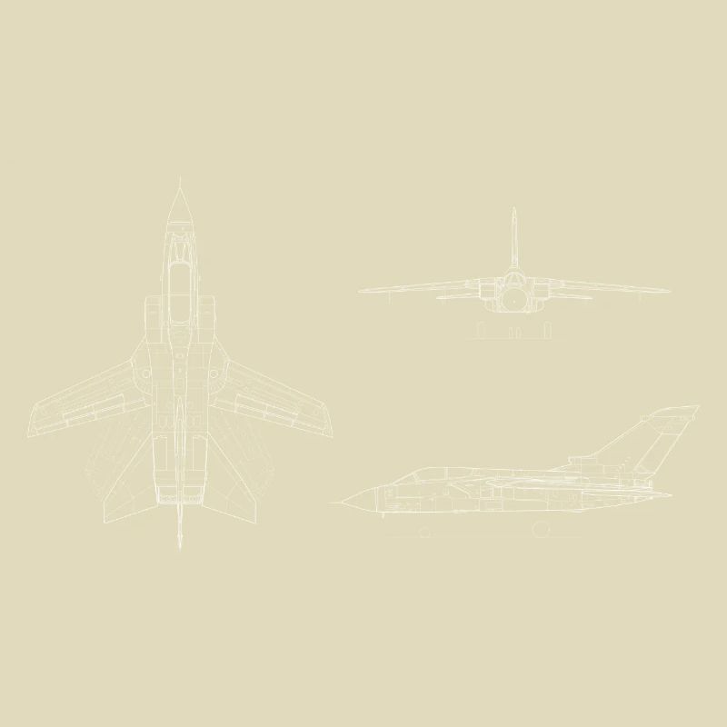 tornado jet fighter white