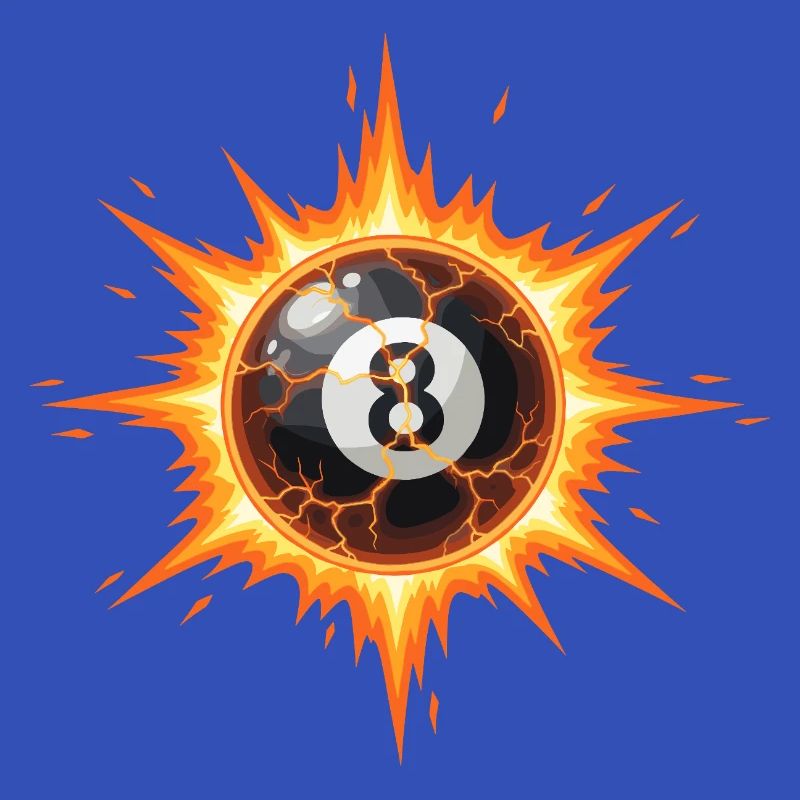 Explosion de Boule de Feu 8-Boules