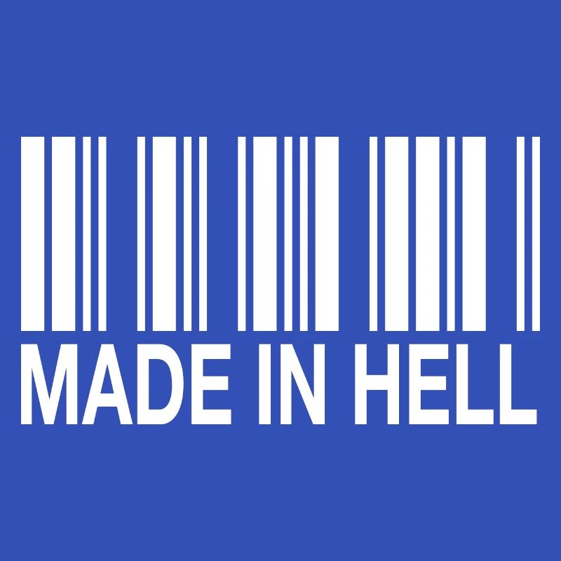 Made in Hell Strichcode Barcode hölle