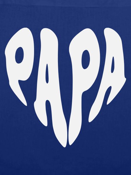 Papa – Kleines Herz (Sonderfarbe)