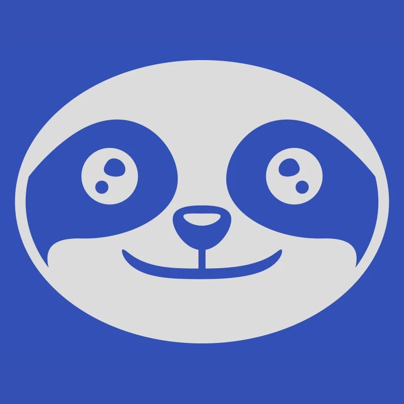Head round sloth face