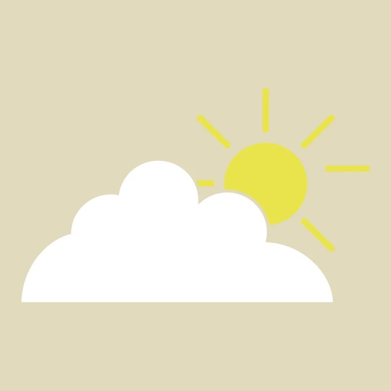 Lightly clouded