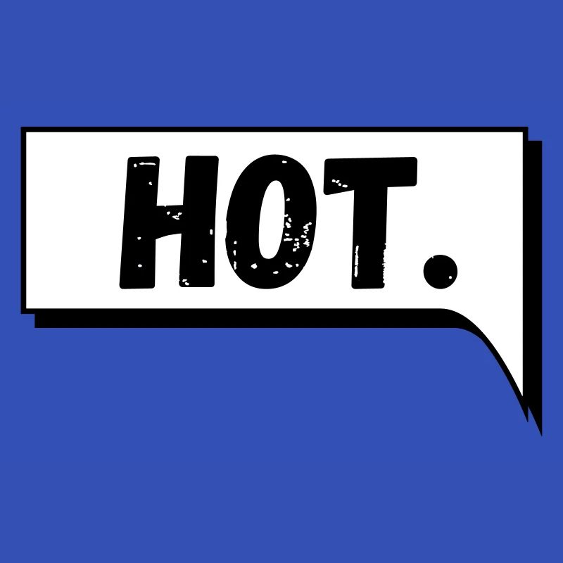 Comic Sprechblase Hot