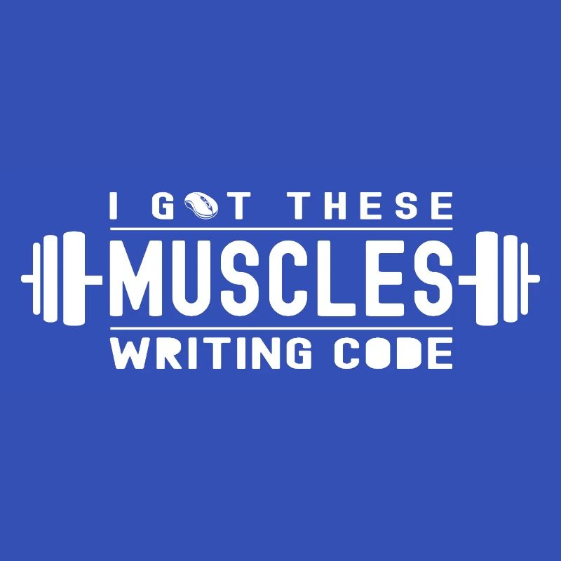 J’ai ces muscles qui écrivent du code pour geek et nerd