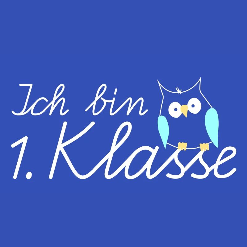 Einschulung Ich Bin 1. Klasse Eule