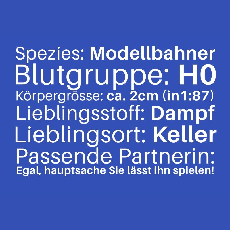 Eigenschaften des Modelleisenbahners