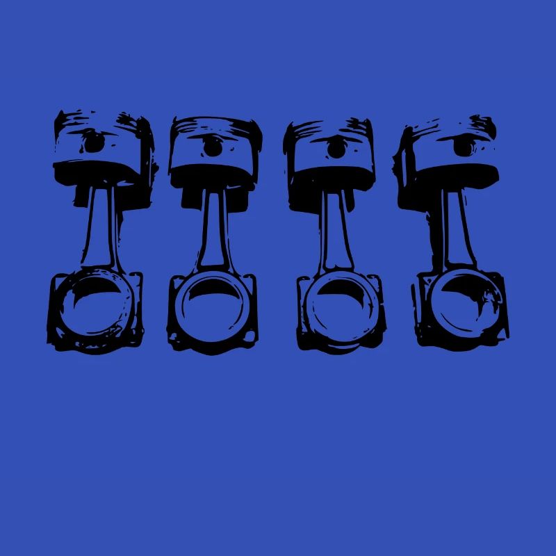 Connecting rod piston 4 cylinders