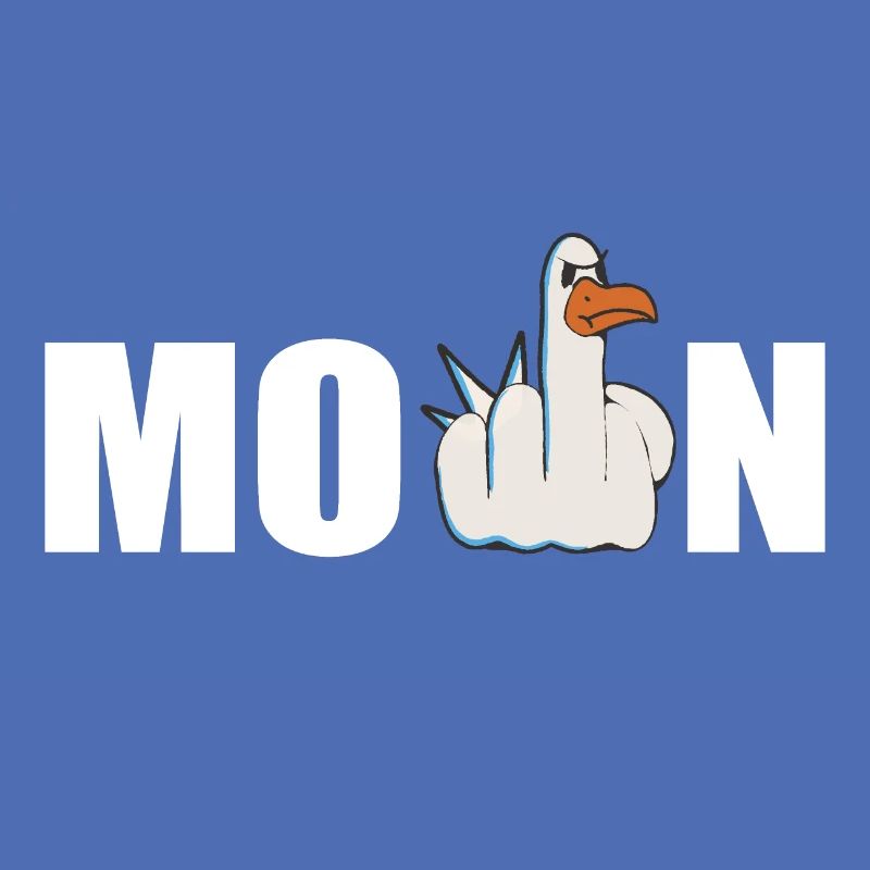 MOIN Mittelfinger Möwe