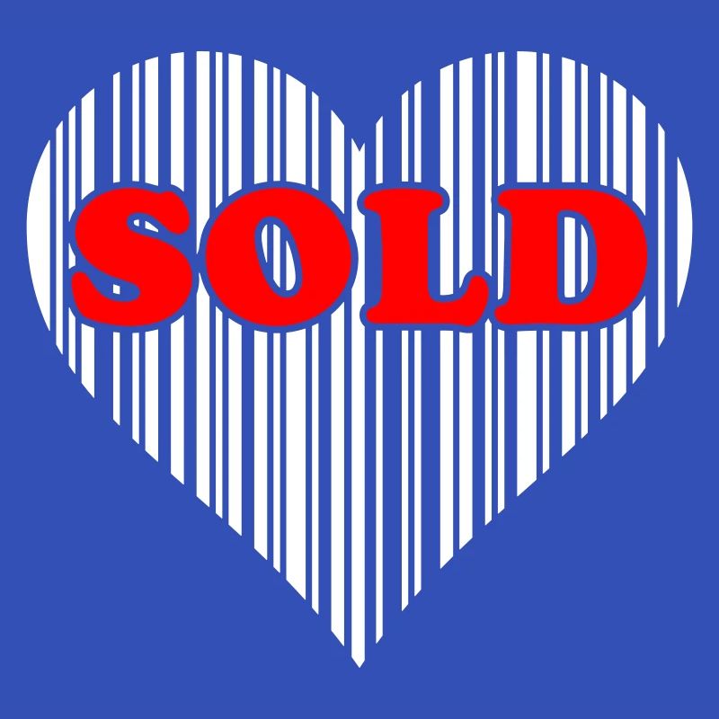 Herz Barcode Liebe – Sold Code Strichcode Geschenk