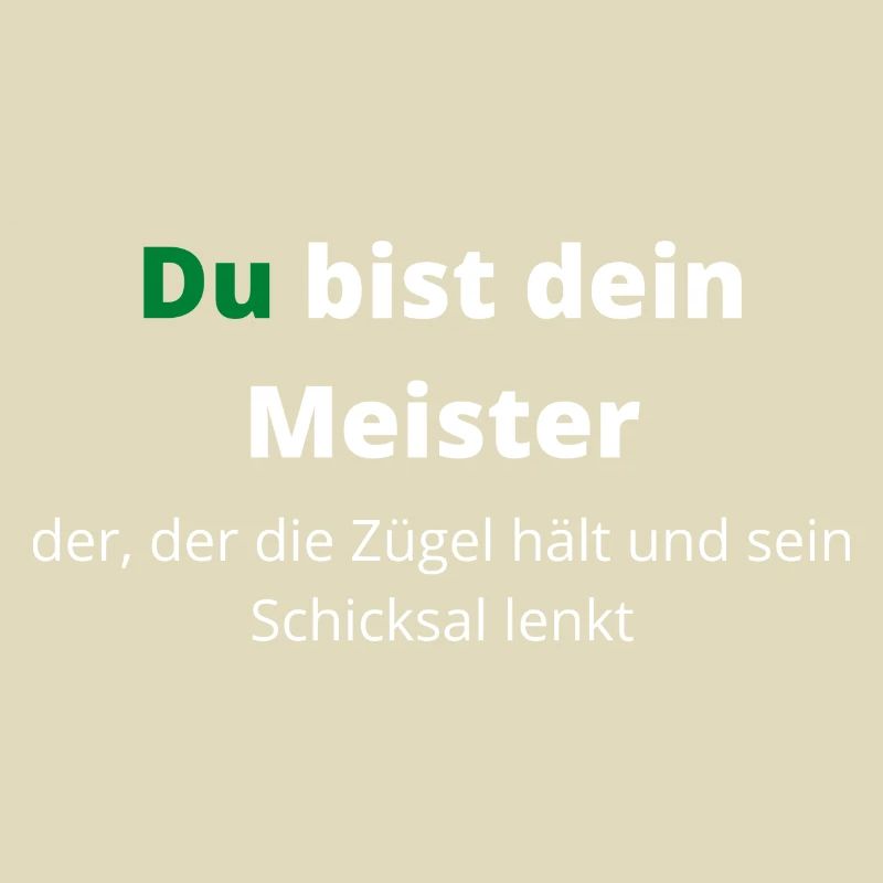 Du bist...