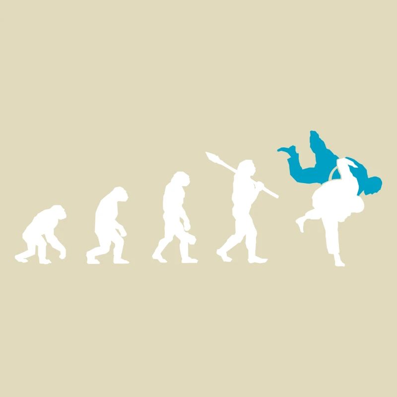 Judo Evolution cooles Judoka Retro Geschenk