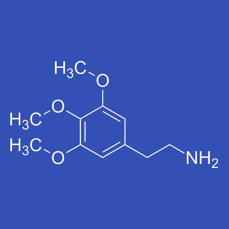 Mescaline mescaline structural formula