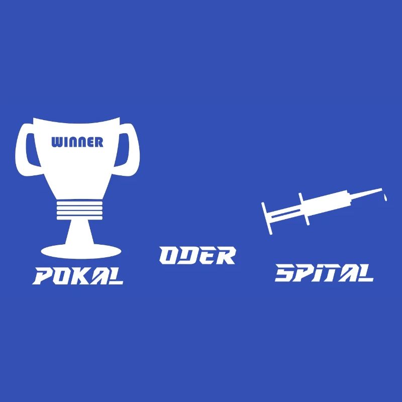 Pokal oder Spital weiss