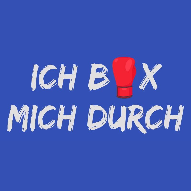 Boxen Ich box mich durch Geschenkidee
