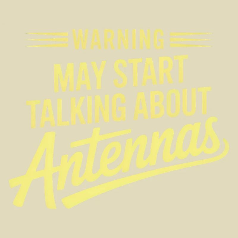 Warning May Start Talking About Antennas