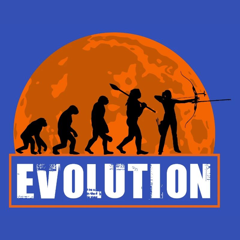 Archy Evolution Hunter Silhouette Rétro Vintage