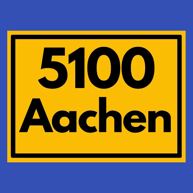 ANCIEN CODE POSTAL RETRO 5100 AACHEN DREILÄNDER
