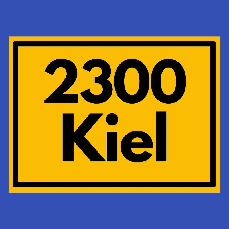 OLD POSTCODE ZIP CODE 2300 KIEL CITY BY THE SEA