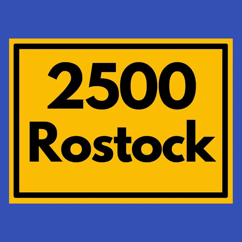 OLD POSTCODE POSTCODE RETRO 2500 ROSTOCK HANSEPORT