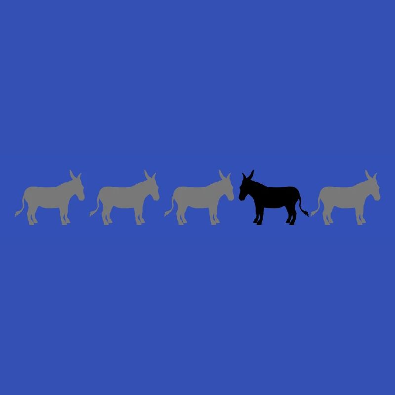 anders be different esel pferd pony klein packesel