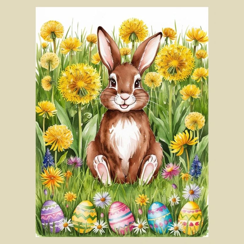 EG Easter I Bunny I Happy Easter I Gift I Flower