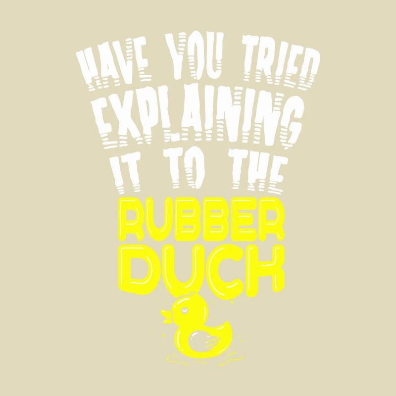 IT Nerd Programmer Developer Humor Rubber Duck