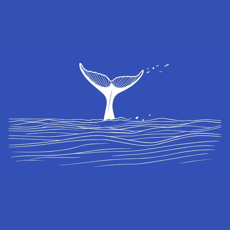 Queue de baleine - Blanc