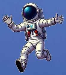 Space Jump Astronaut