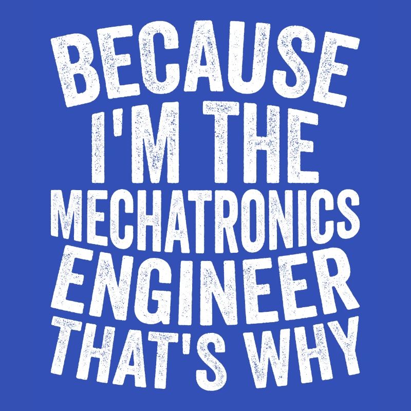 Because I am the mechatronics engineer