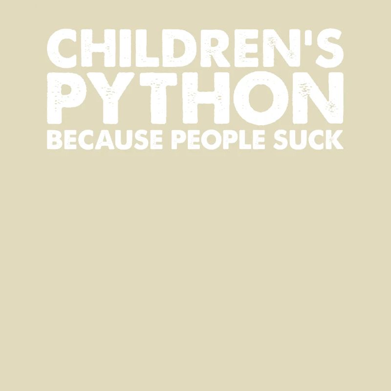 Les gens sucent le serpent python des enfants