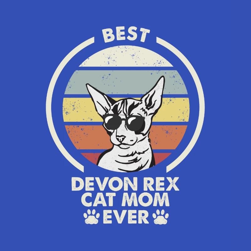 Maman chat - Devon Rex Chat