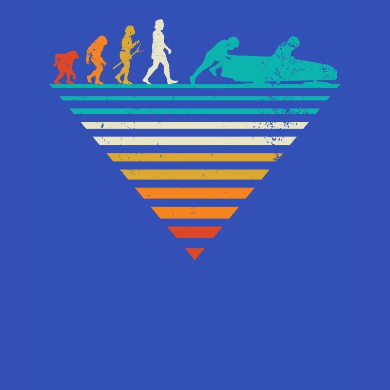 Human Evolution - Bobsleigh vintage