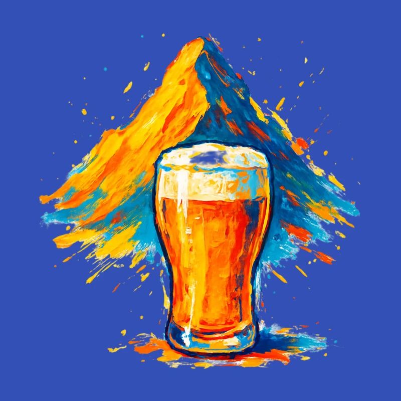Biergipfel Farbexplosion