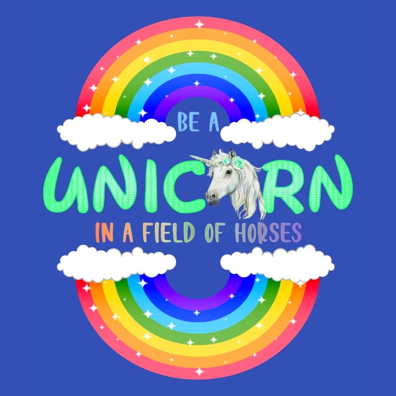 Sei ein Regenbogen Einhorn | einhornshirt