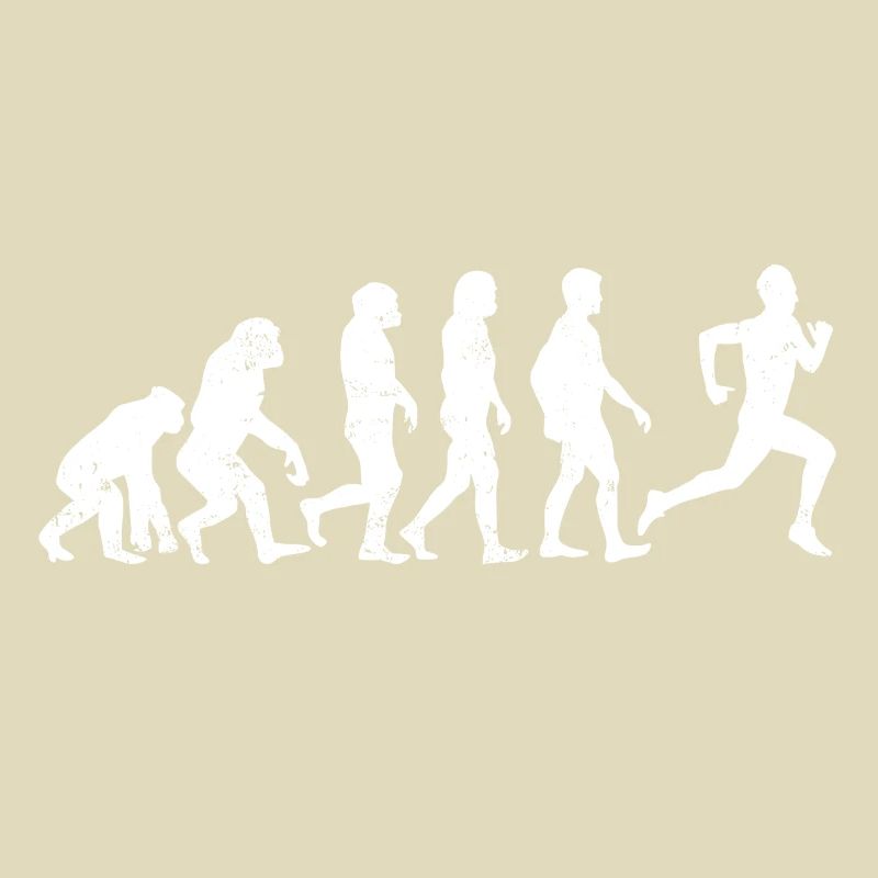 l'évolution de coureur de jogging course cadeau marathon