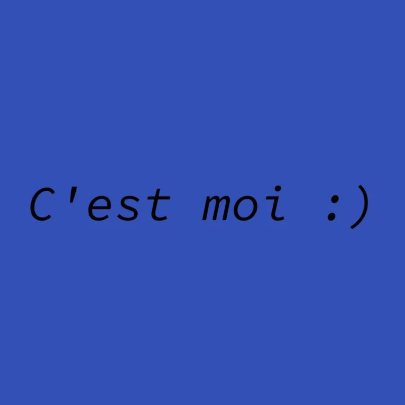 C'est moi :)