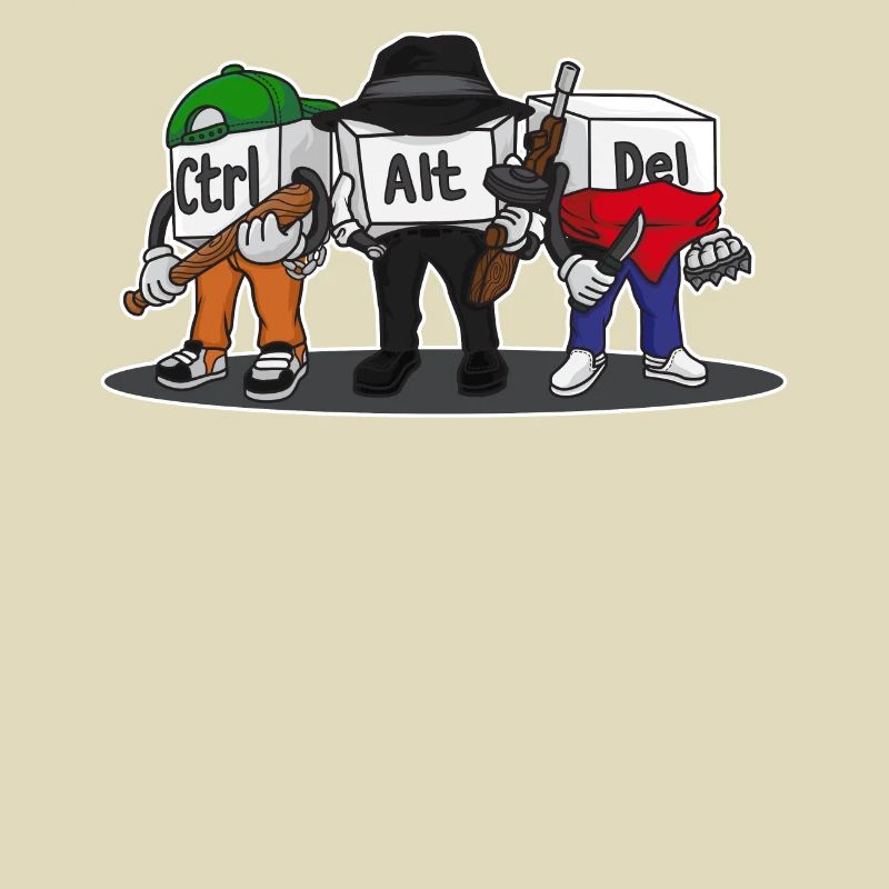 Ctrl Alt Del Computer Admin Nerd Geek Informatiker