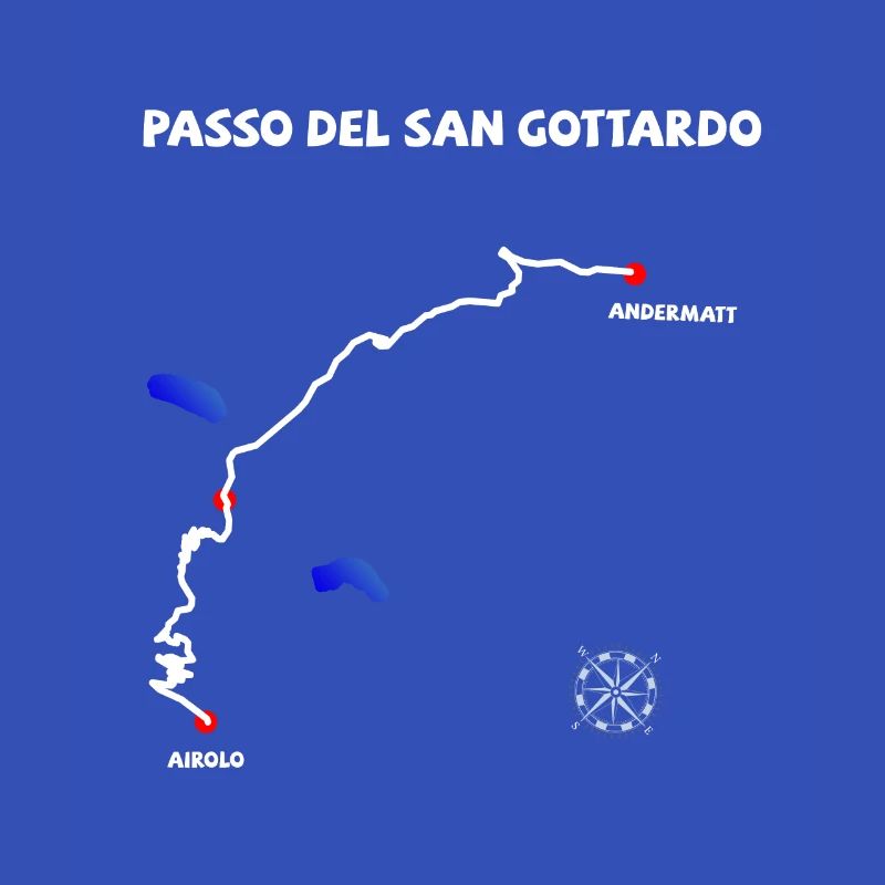Gotthard Pass Passo del San Gottardo Serpentine
