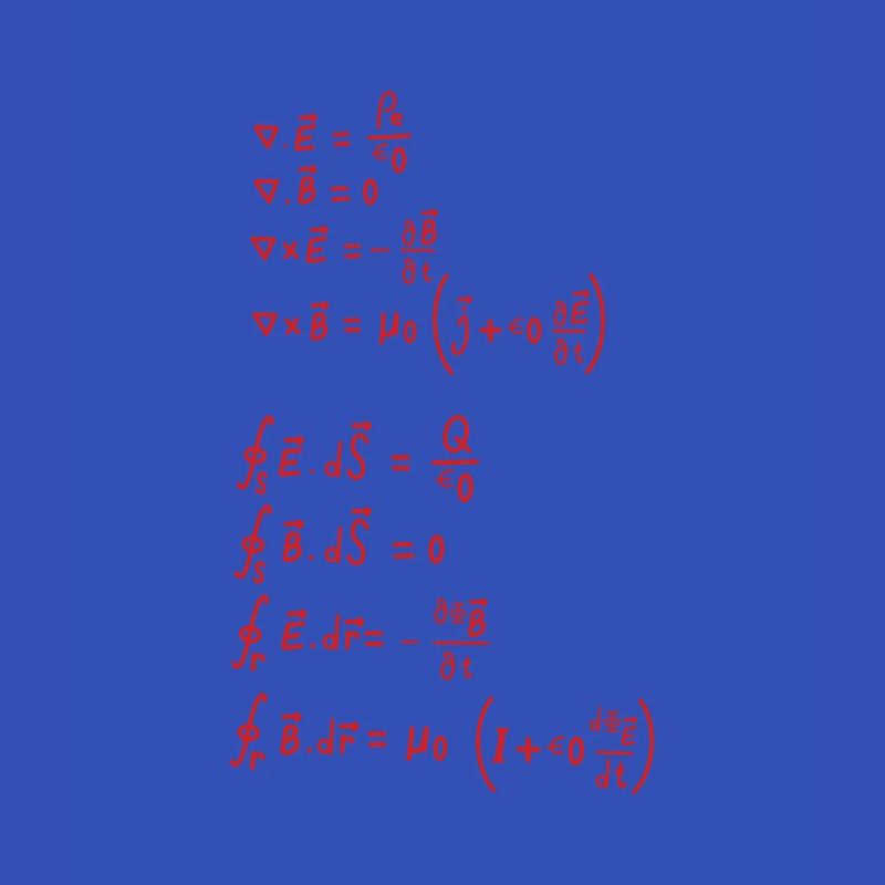 Math formula nerd Maxwell know-it-all