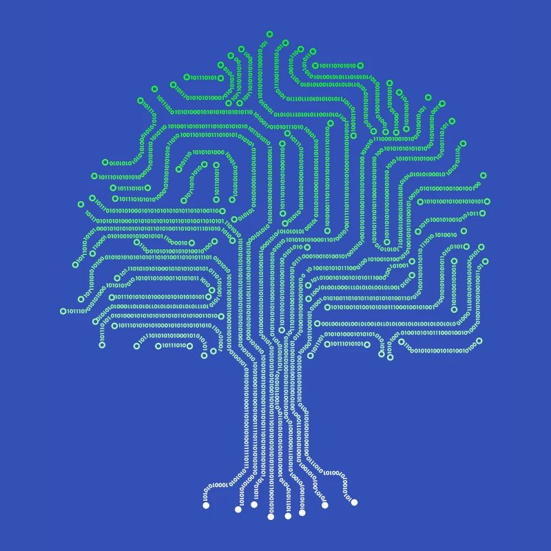 Binary tree computer nerd geek computer scientist