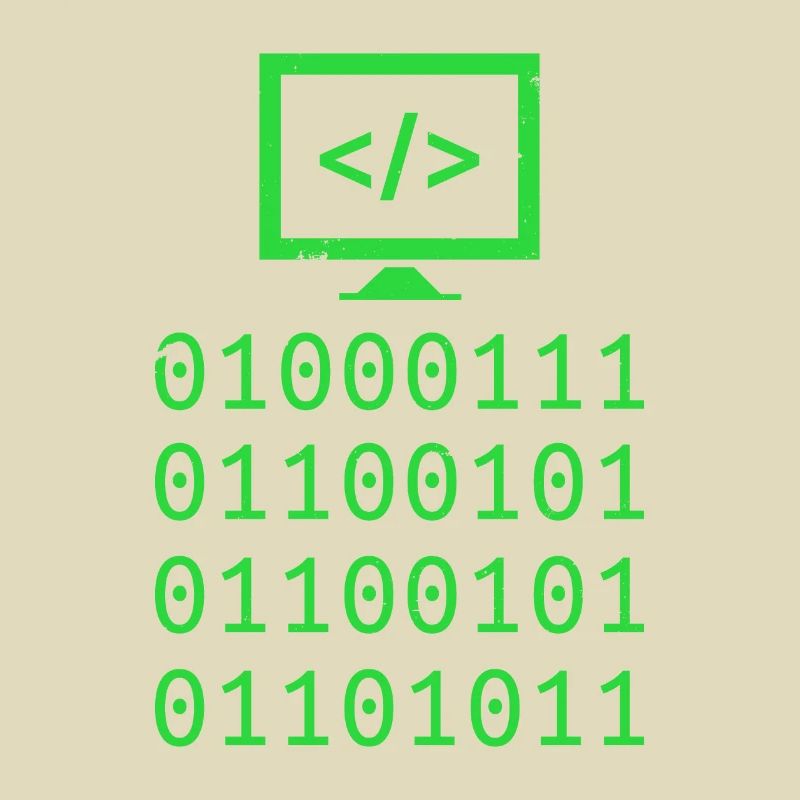 Programmieren von Binary Code Coding Gift