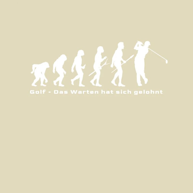Golfer Evolution - Golf Geschenk