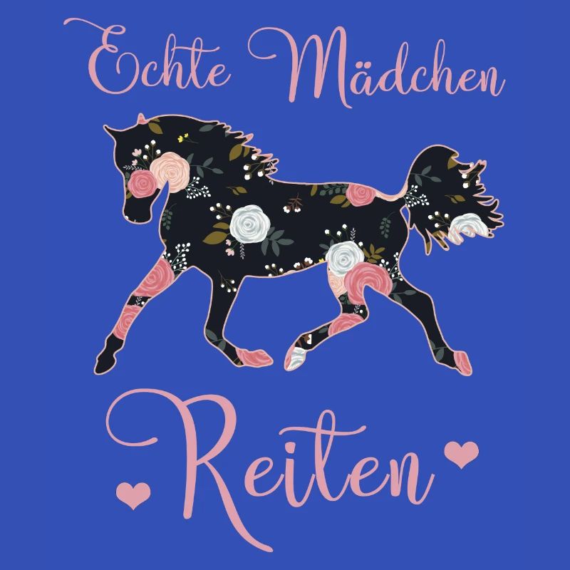 Echte Mädchen Reiten Pferde Geschenkidee