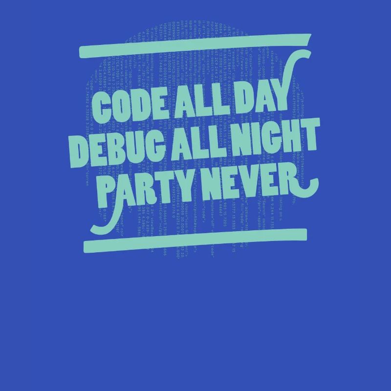 Code All Day Programmierer Hacker Computercode