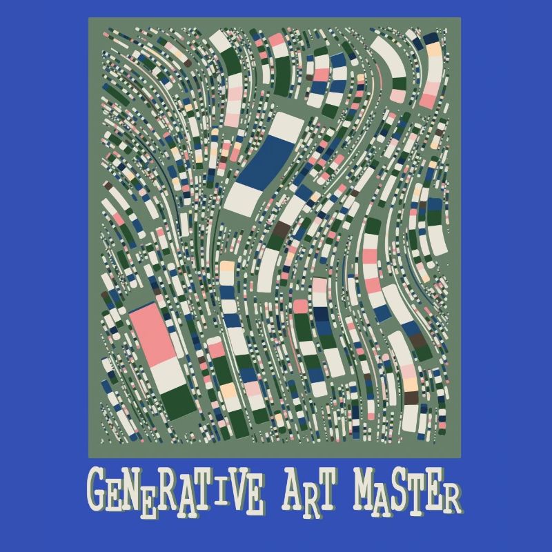 Generativer Kunstmaster-Programmierbildcode