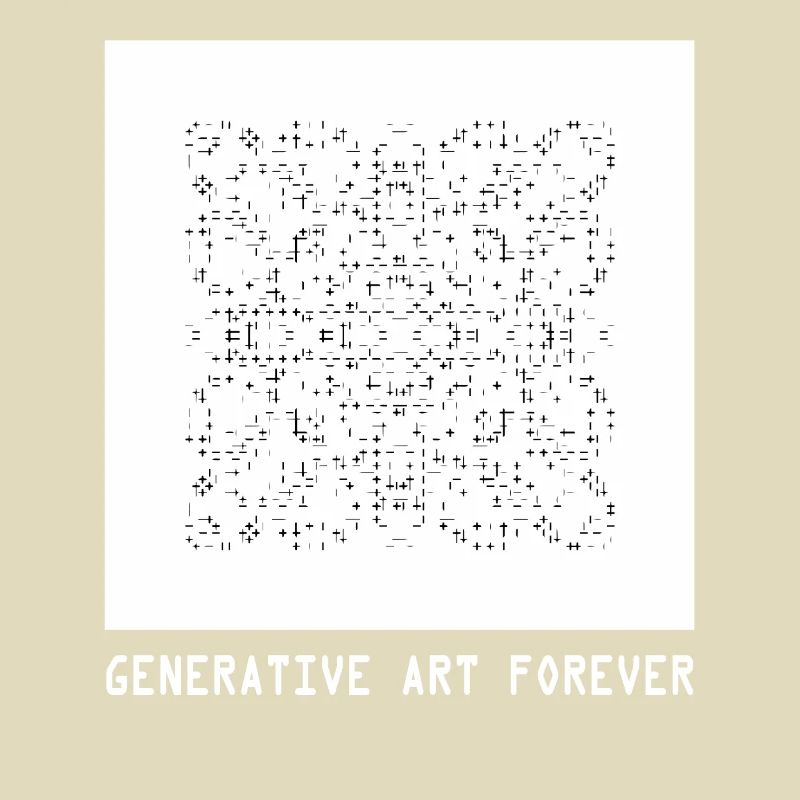 Generative Kunst Programmiert Für Immer Bildcode